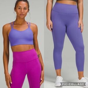 Lululemon Bra & Legging - Charged Indigo
